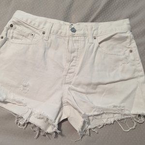 NEW 🤍 We the free - White Distressed Denim shorts 🤍